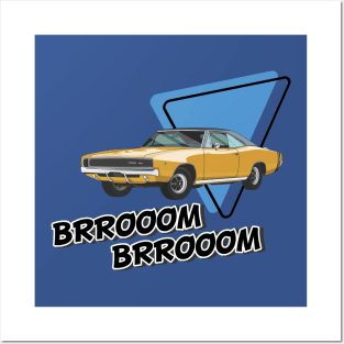 68 Charger - Brrooom Brrooom Posters and Art